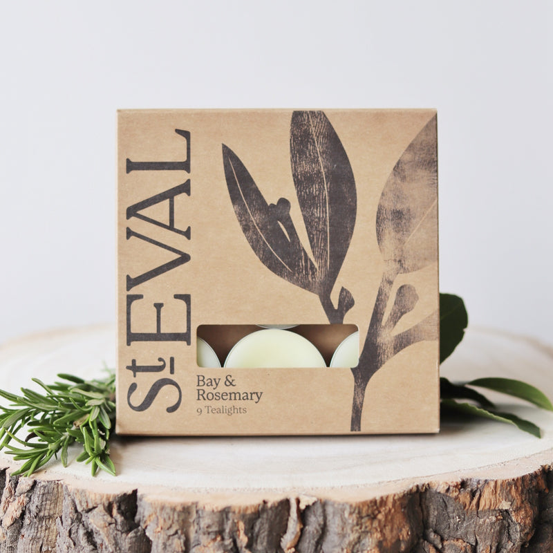 St Eval Boxed Tealights - Bay & Rosemary