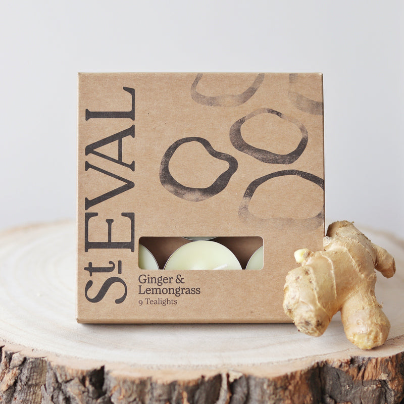 St Eval Boxed Tealights - Ginger & Lemongrass
