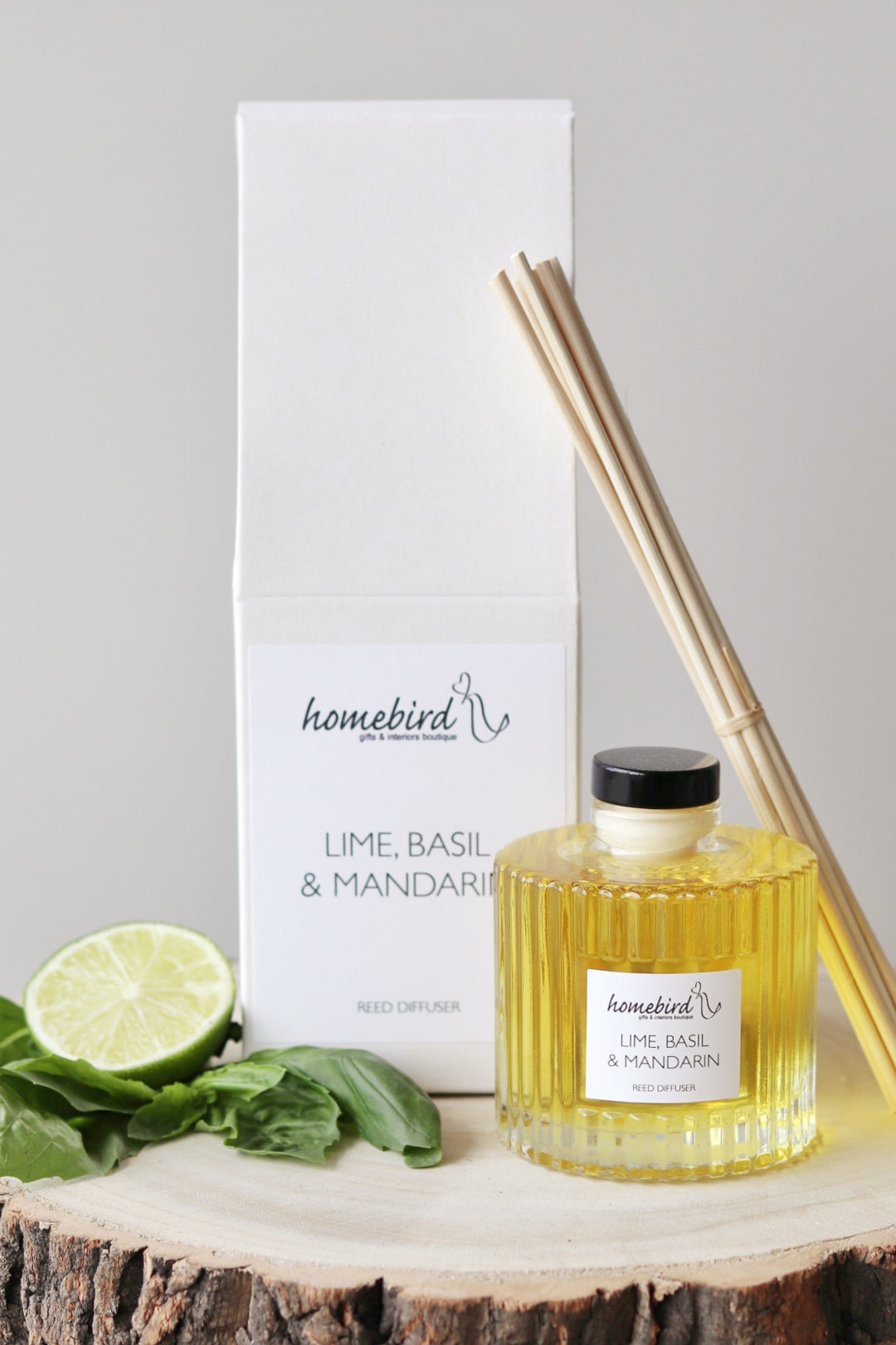 Homebird Bougie Diffuser - Lime, Basil &amp; Mandarin