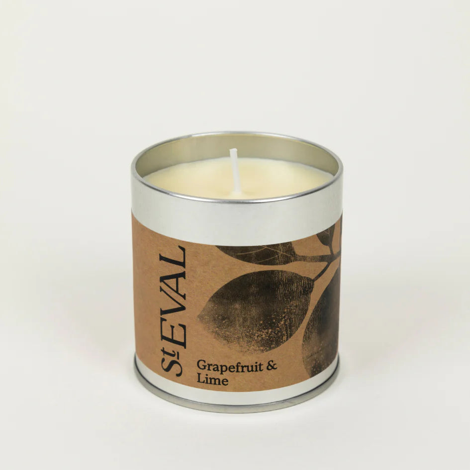 St Eval Tin Candle - Grapefruit &amp; Lime