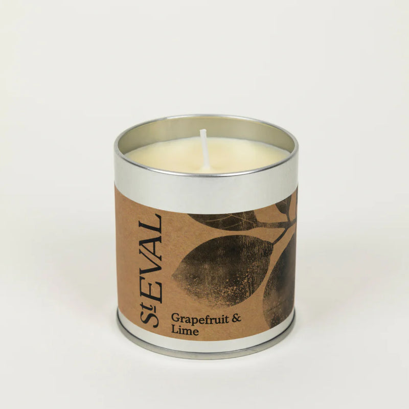 St Eval Tin Candle - Grapefruit & Lime