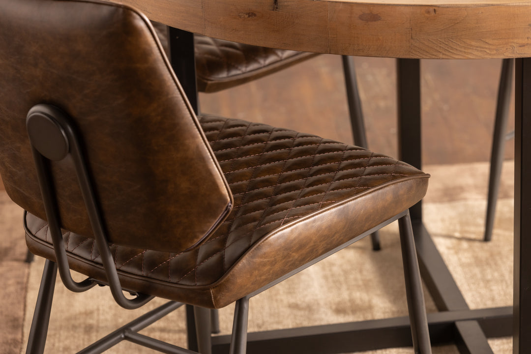 Dennis Dining Chairs Dark Brown (Set of Two)