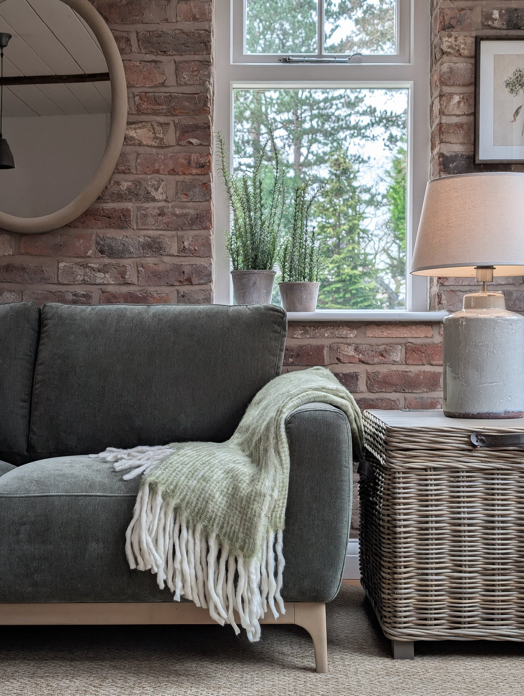 Orford Two Seat Sofa - Forest Green