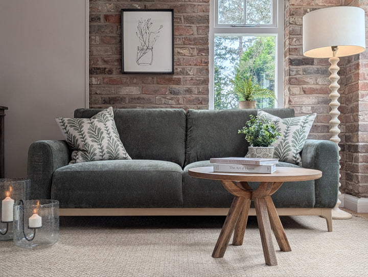 Orford Three Seat Sofa - Forest Green