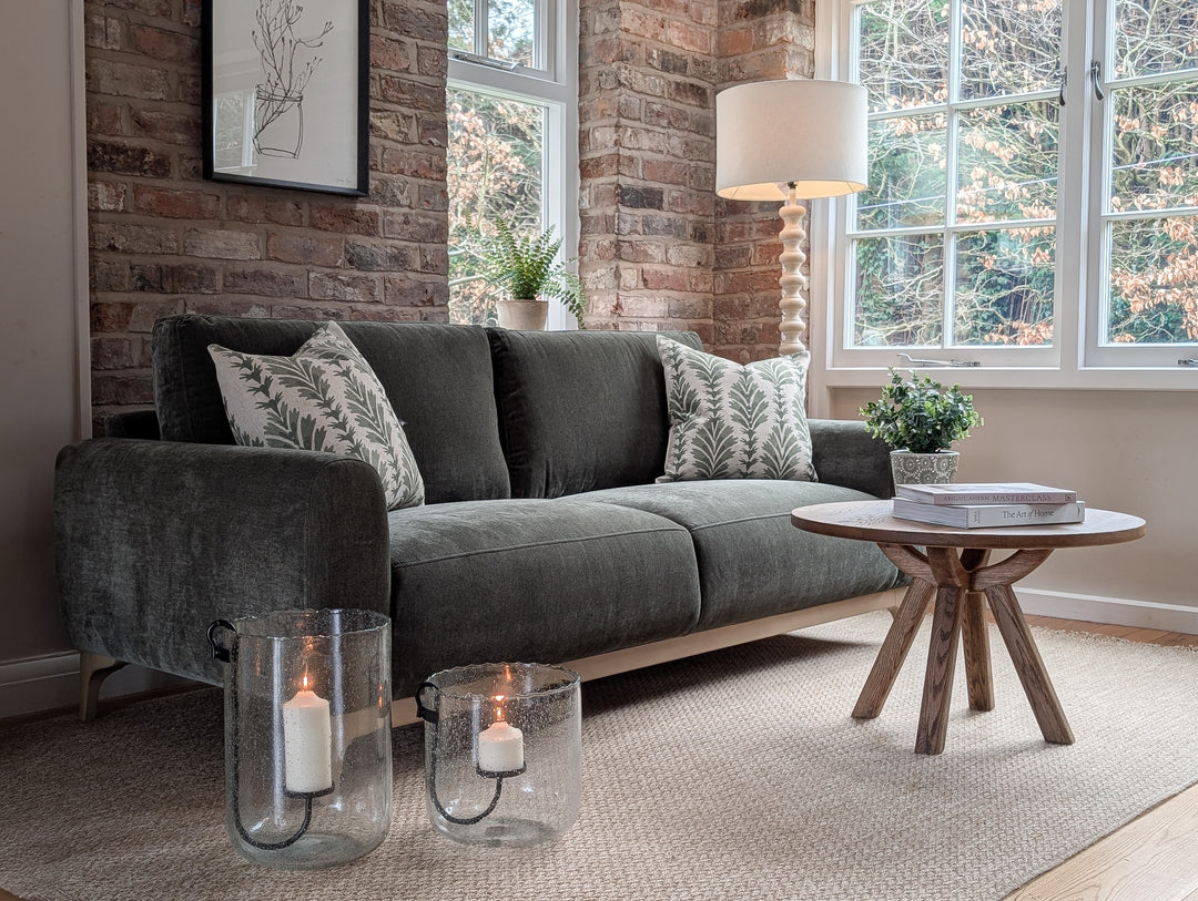 Orford Three Seat Sofa - Forest Green