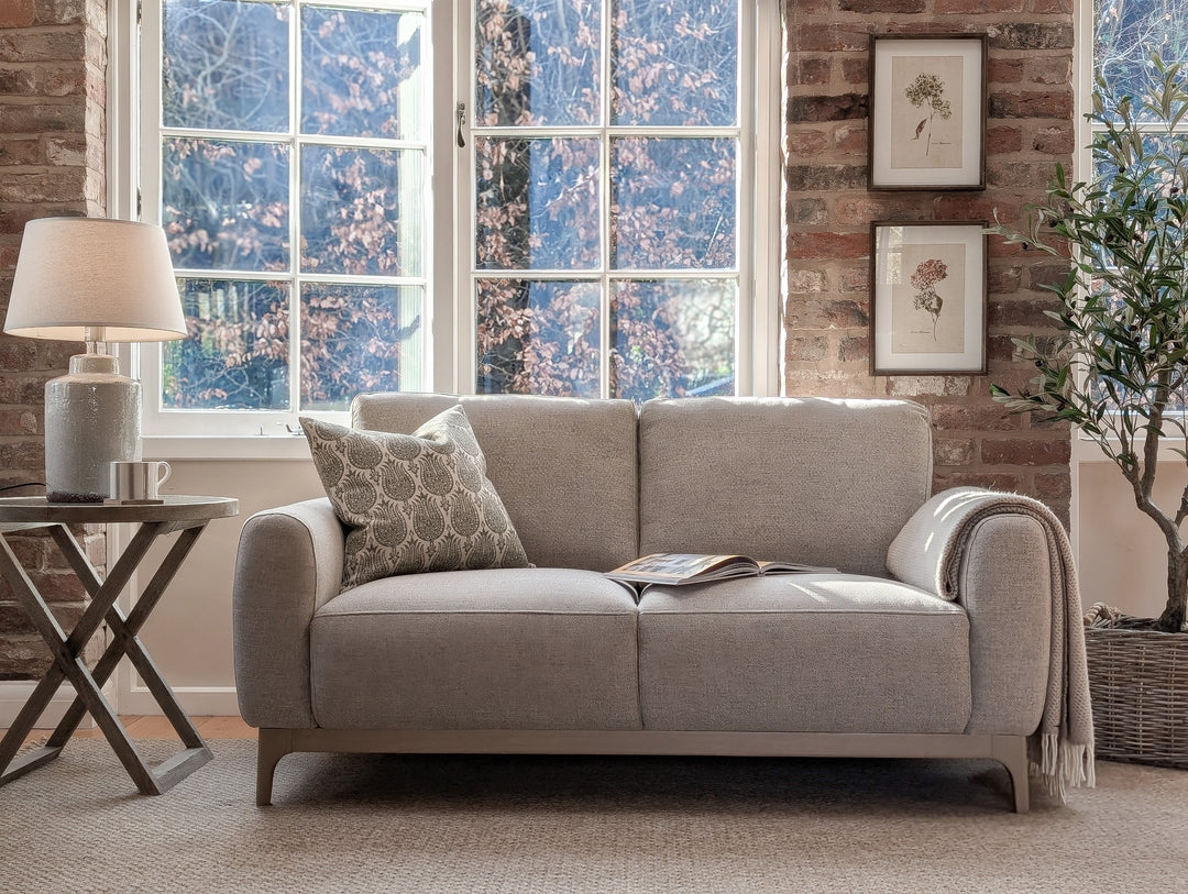 Orford Two Seat Sofa - Taupe Textured