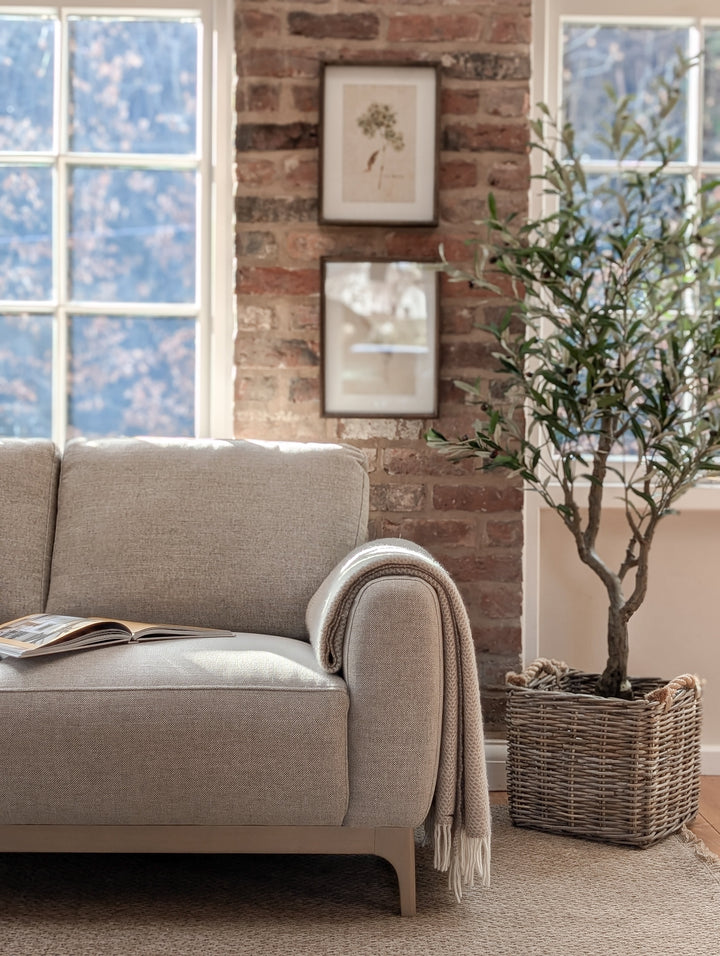 Orford Two Seat Sofa - Taupe Textured