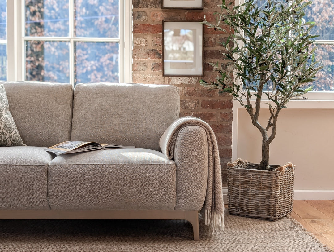 Orford Two Seat Sofa - Taupe Textured