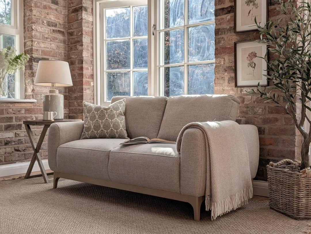 Orford Two Seat Sofa - Taupe Textured