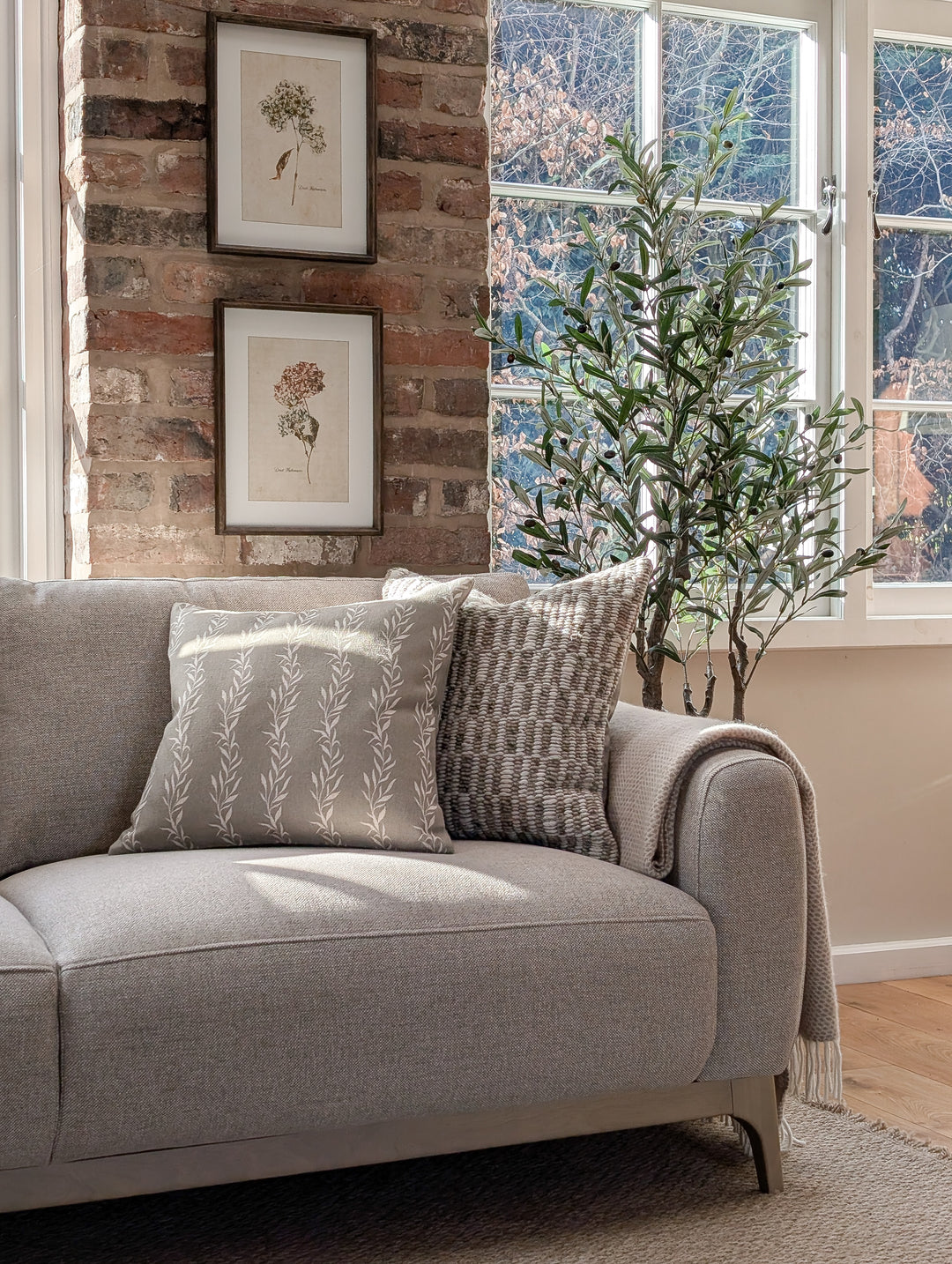 Orford Three Seat Sofa - Taupe Textured