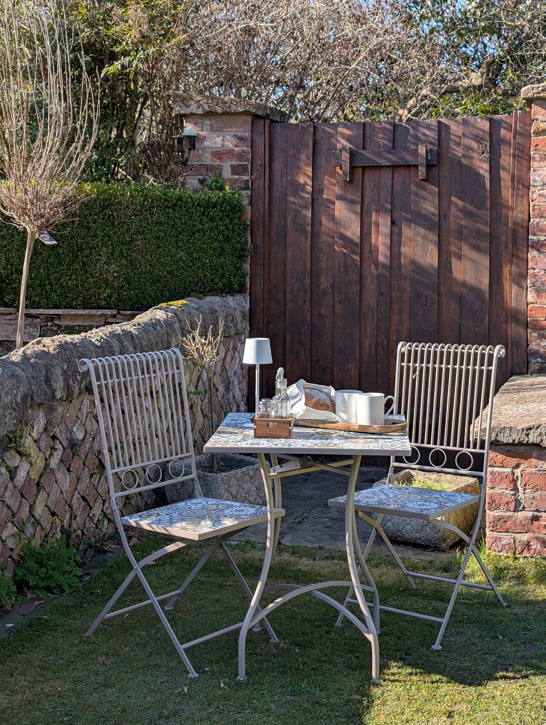 Provence Tile Top Folding Chair
