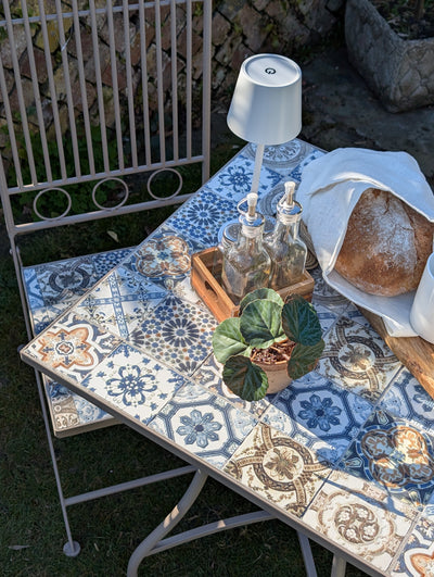 Provence Tile Top Folding Chair