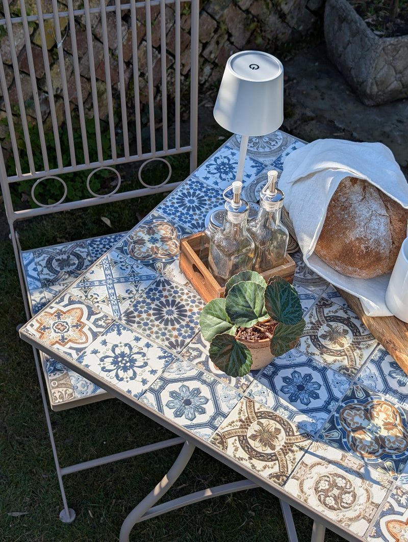 Provence Tile Top Folding Chair