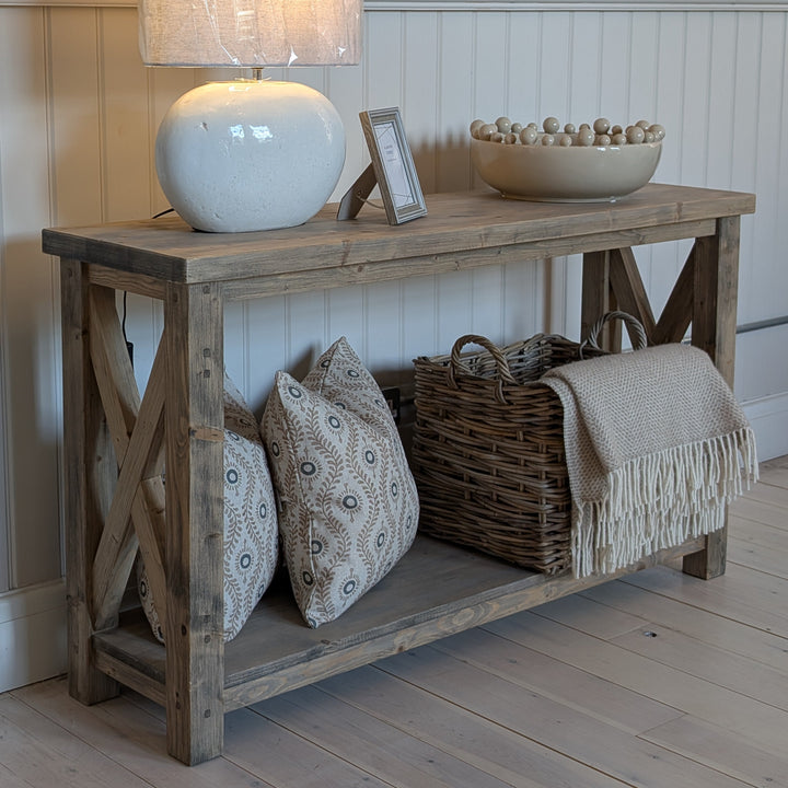 Tatton Criss Cross Console Table