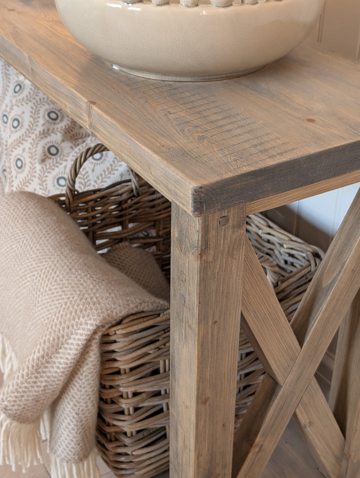 Tatton Criss Cross Console Table