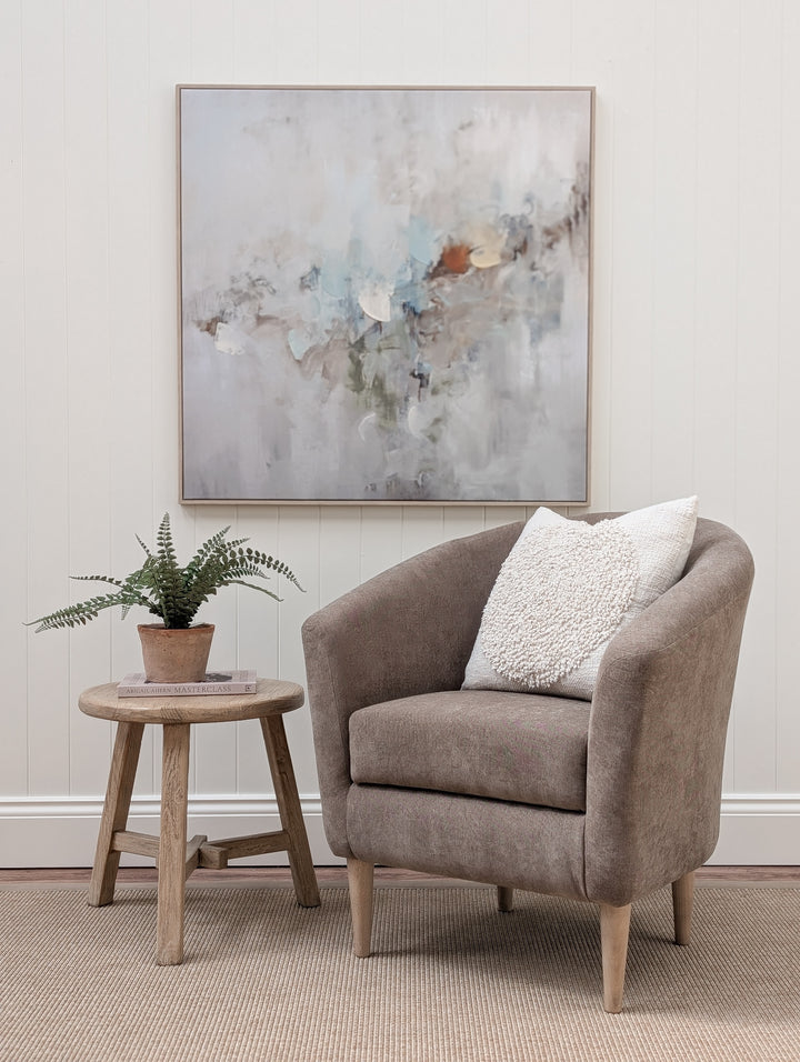 Tubby Tub Chair - Paddle Soft Brown