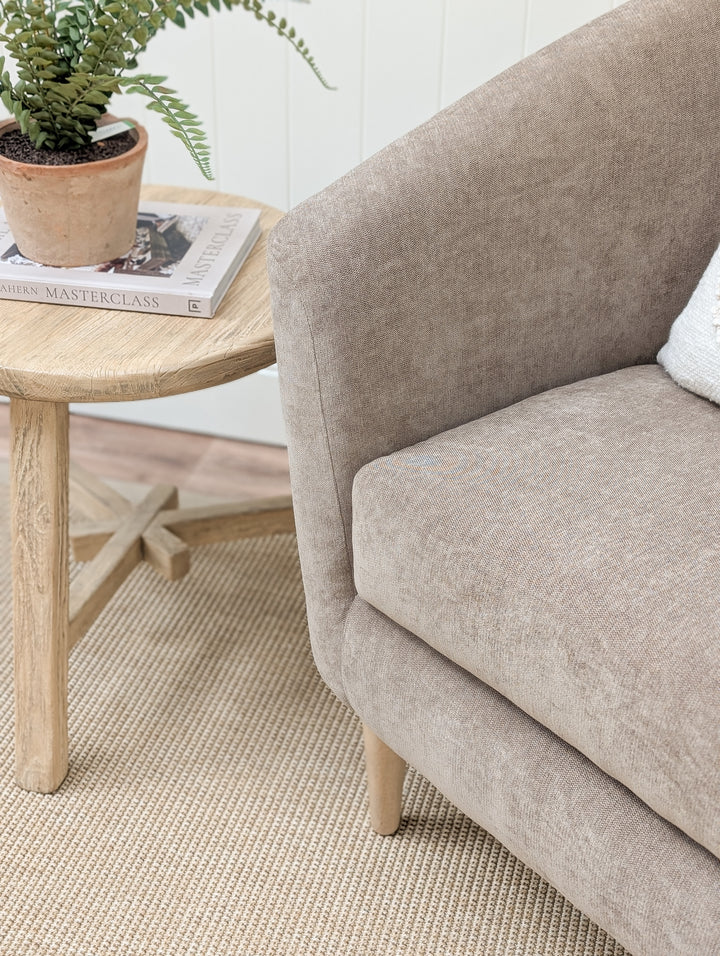 Tubby Tub Chair - Paddle Soft Brown