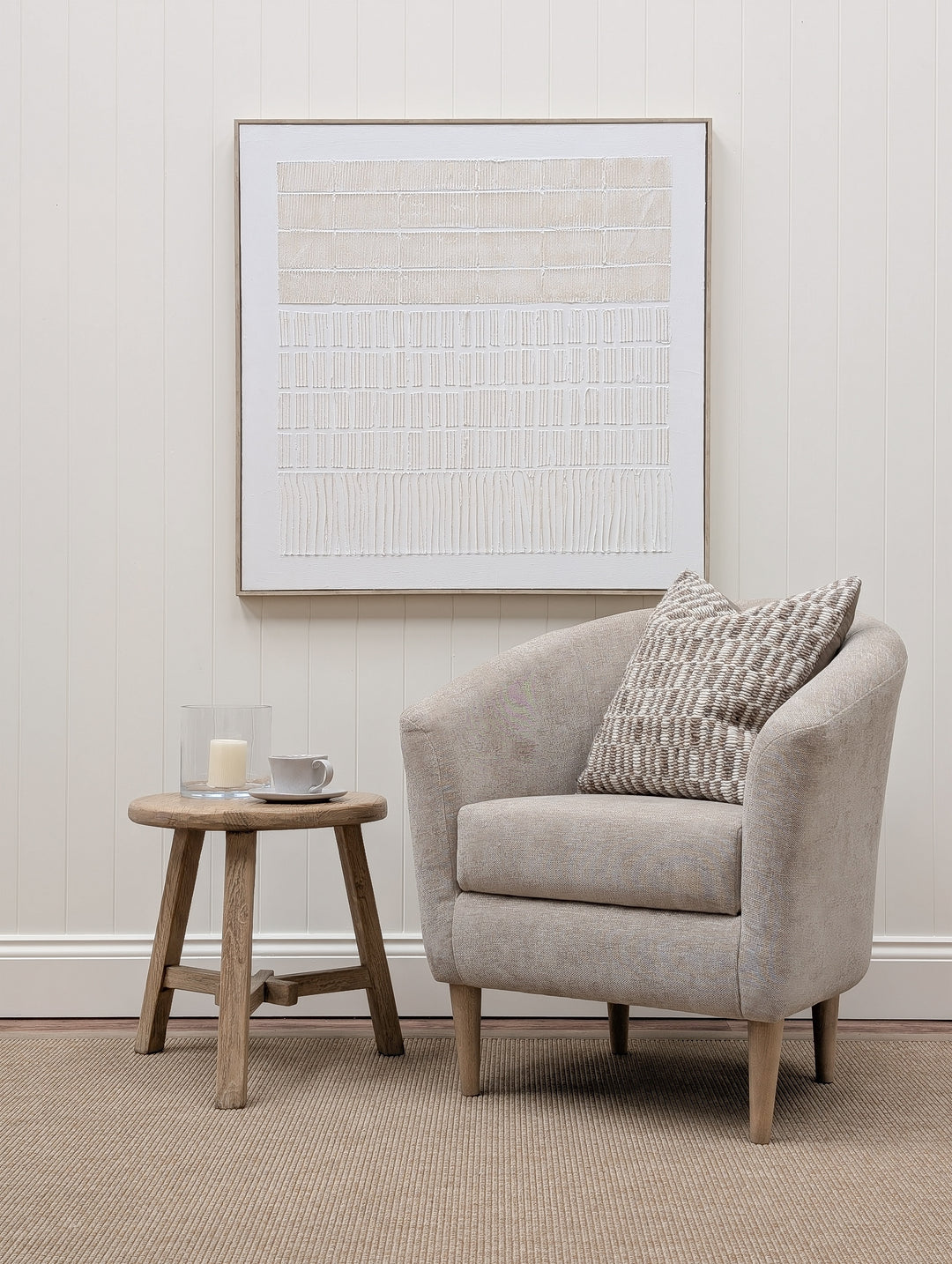 Tubby Tub Chair - Abalone Taupe
