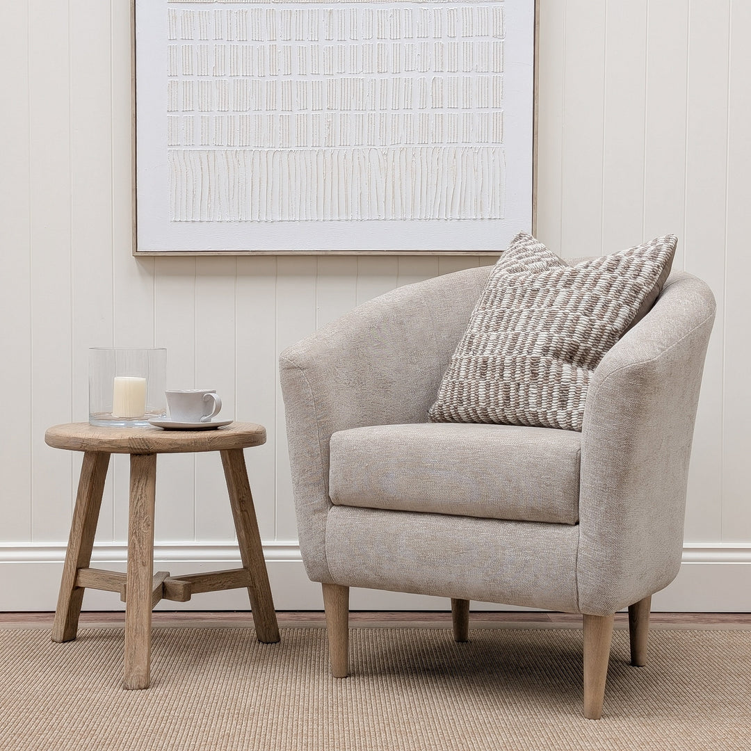 Tubby Tub Chair - Abalone Taupe