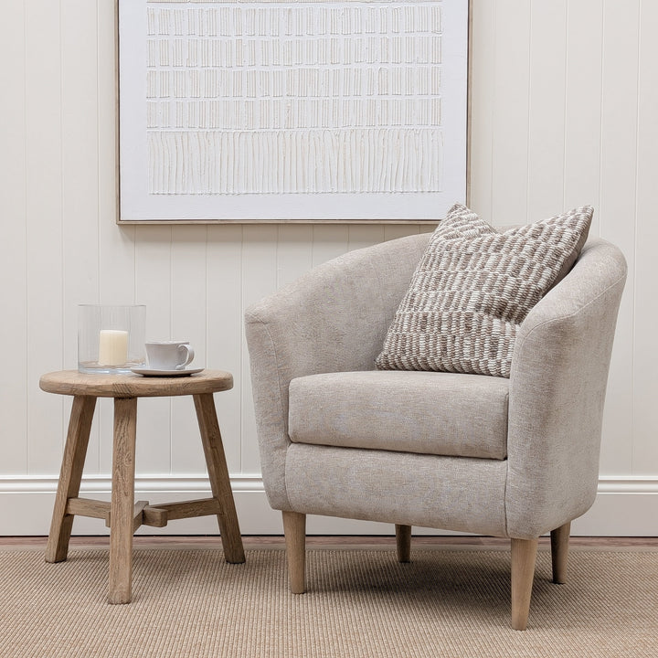 Tubby Tub Chair - Abalone Taupe