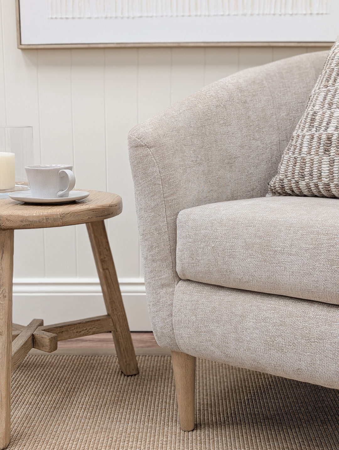 Tubby Tub Chair - Abalone Taupe