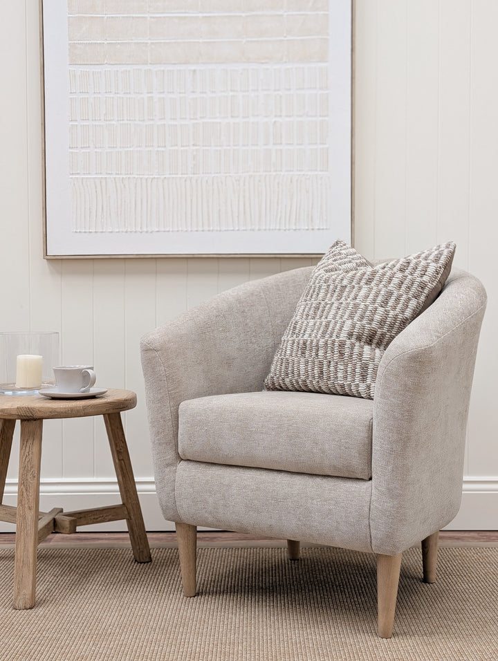 Tubby Tub Chair - Abalone Taupe