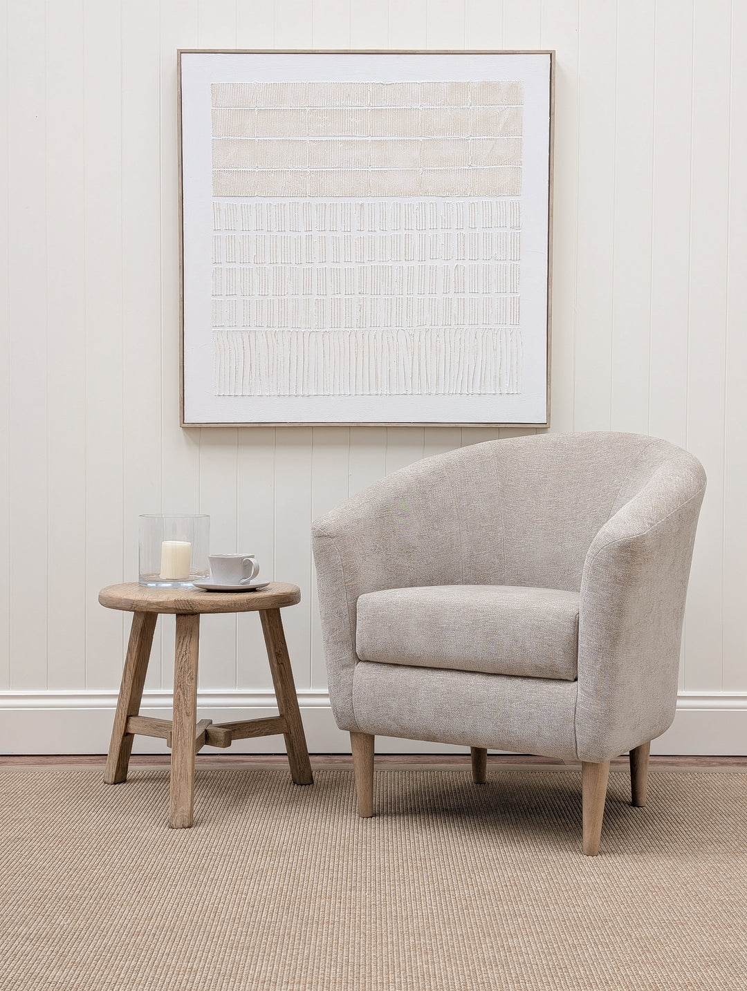 Tubby Tub Chair - Abalone Taupe