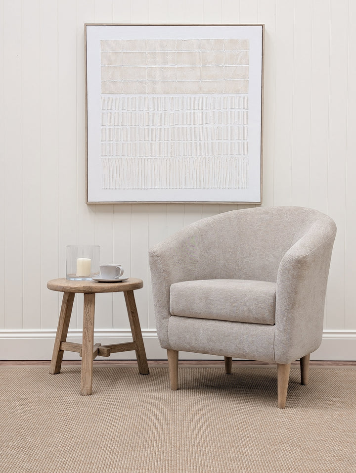Tubby Tub Chair - Abalone Taupe