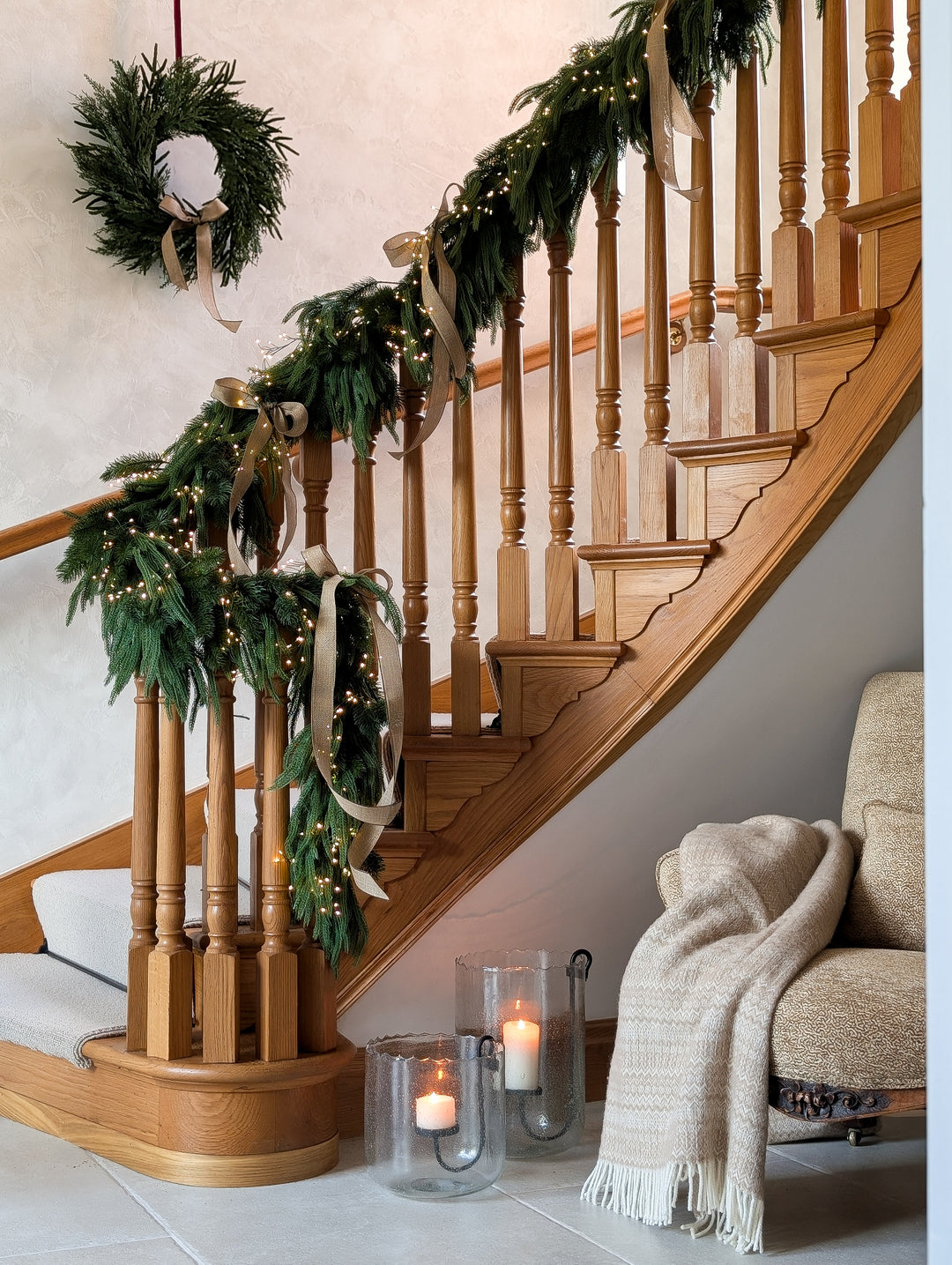 Real Touch Mixed Evergreen Garland (183cm)