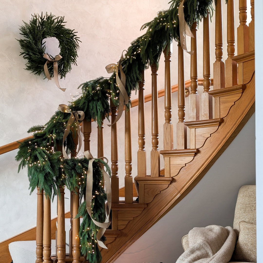 Real Touch Mountain Spruce Wreath Large