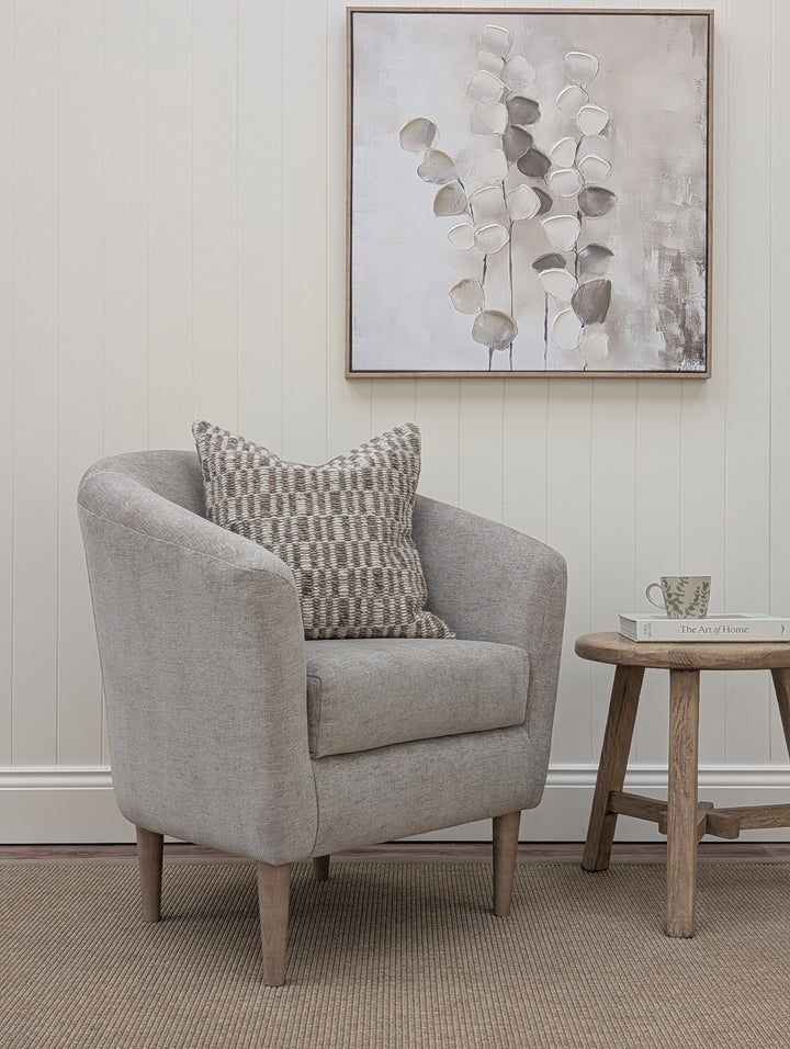Tubby Tub Chair Arlan Noble Taupe