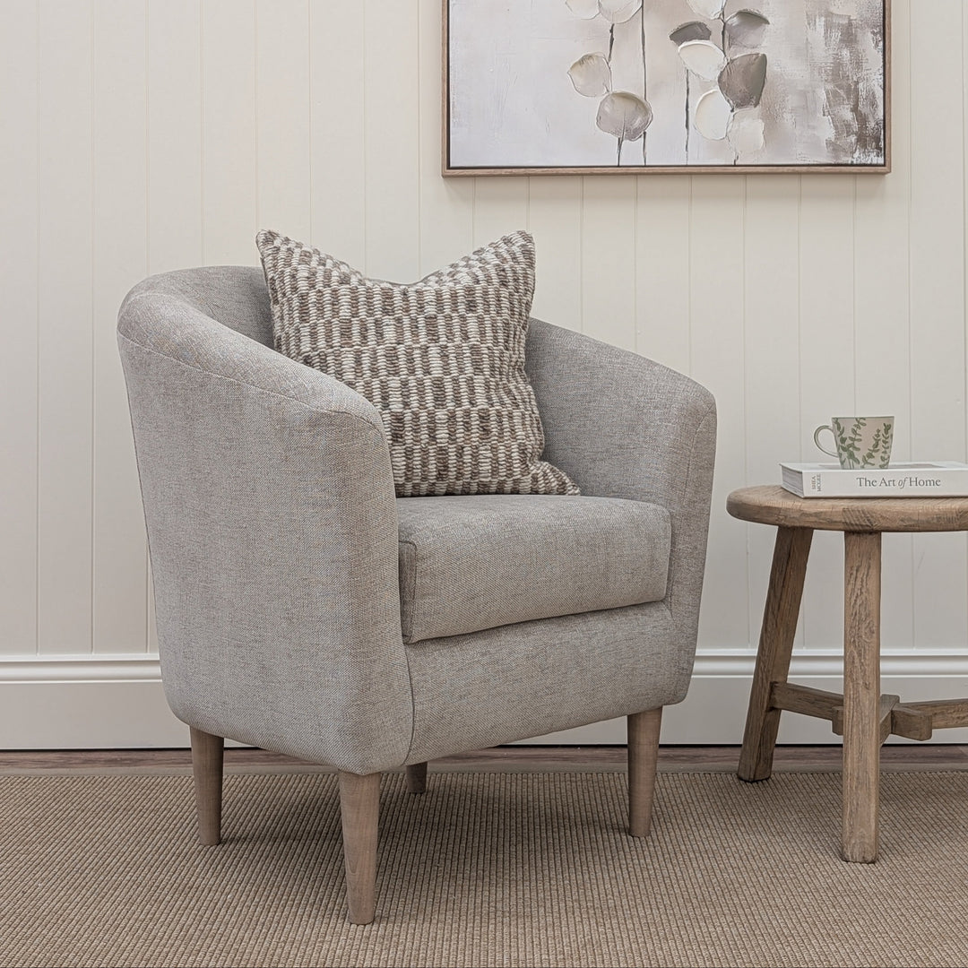 Tubby Tub Chair Arlan Noble Taupe
