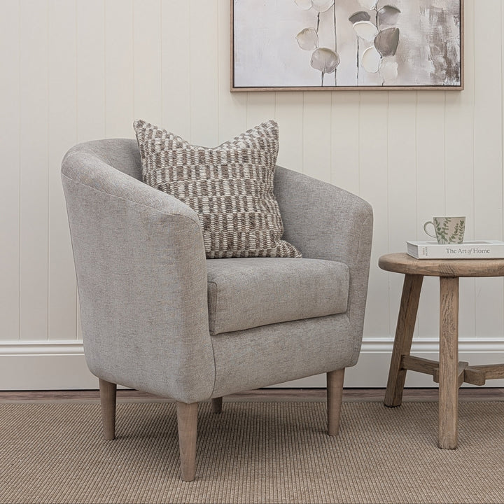 Tubby Tub Chair Arlan Noble Taupe