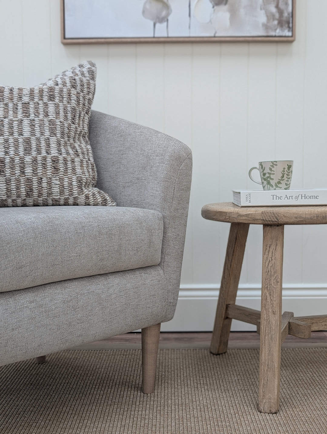 Tubby Tub Chair Arlan Noble Taupe