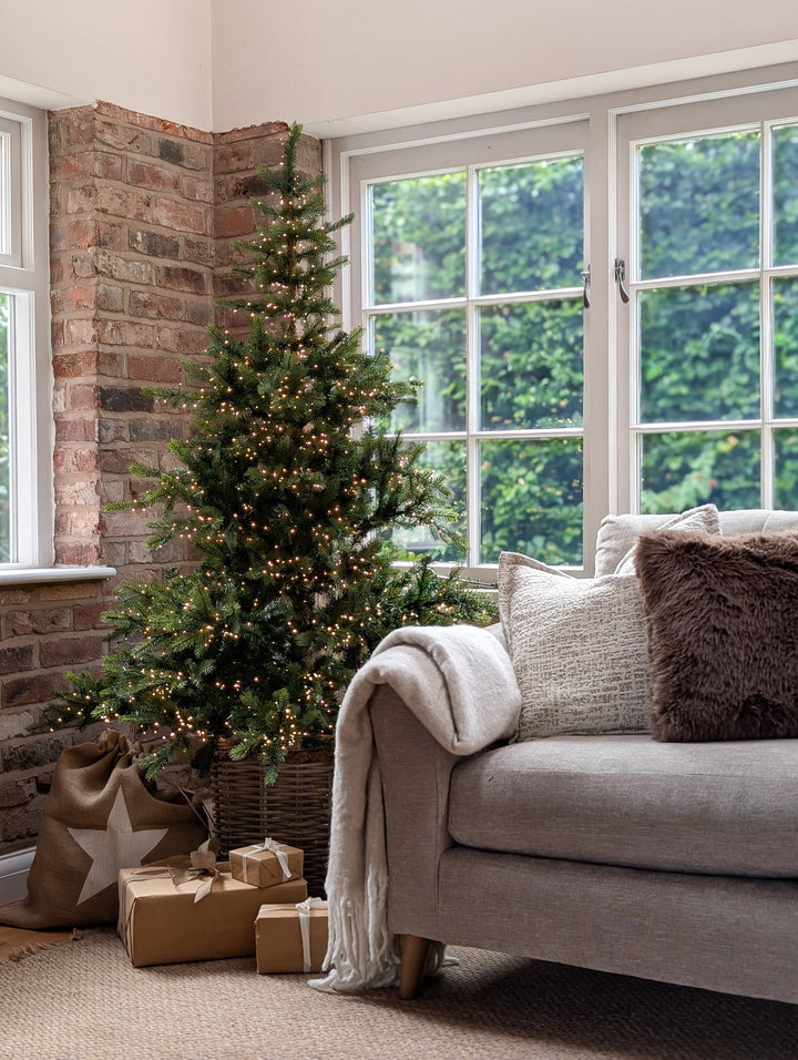 Grandis Pre-Lit Fir Christmas Tree – 6ft / 180cm