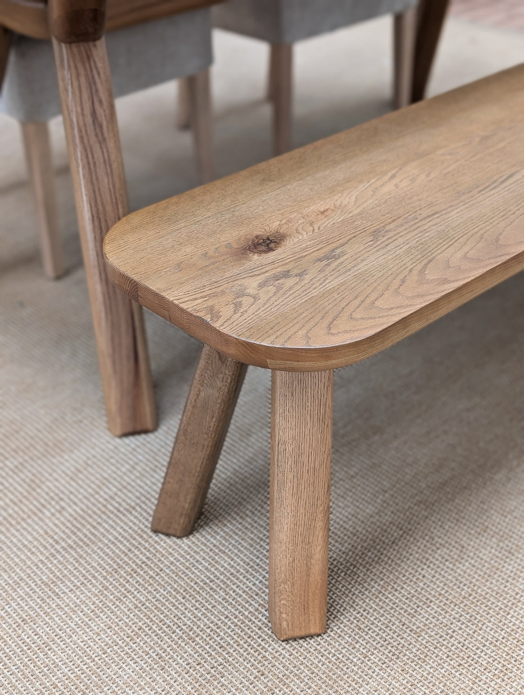 Albany Bench in Oak 220cm