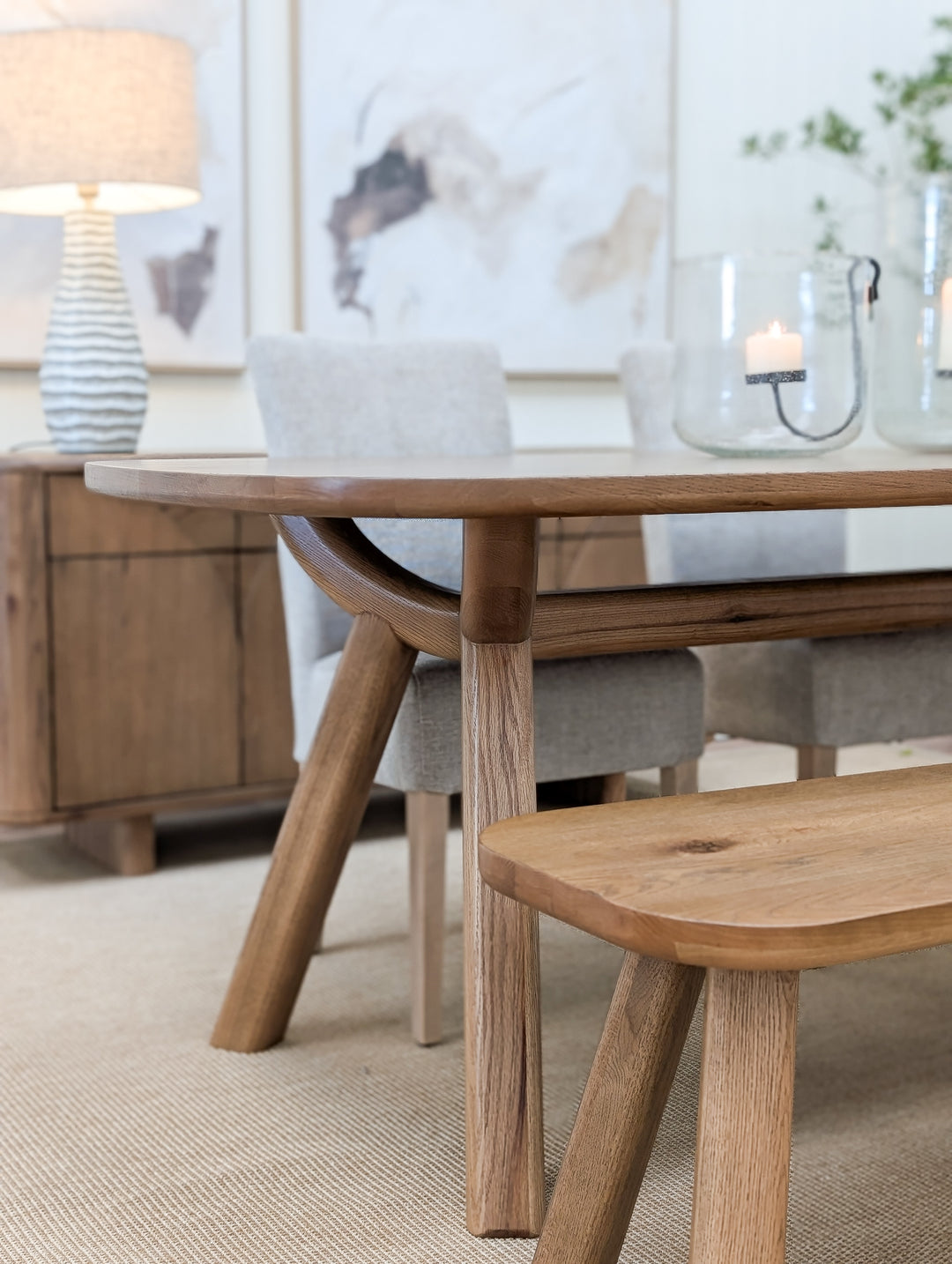 Albany Dining Table in Oak 240cm