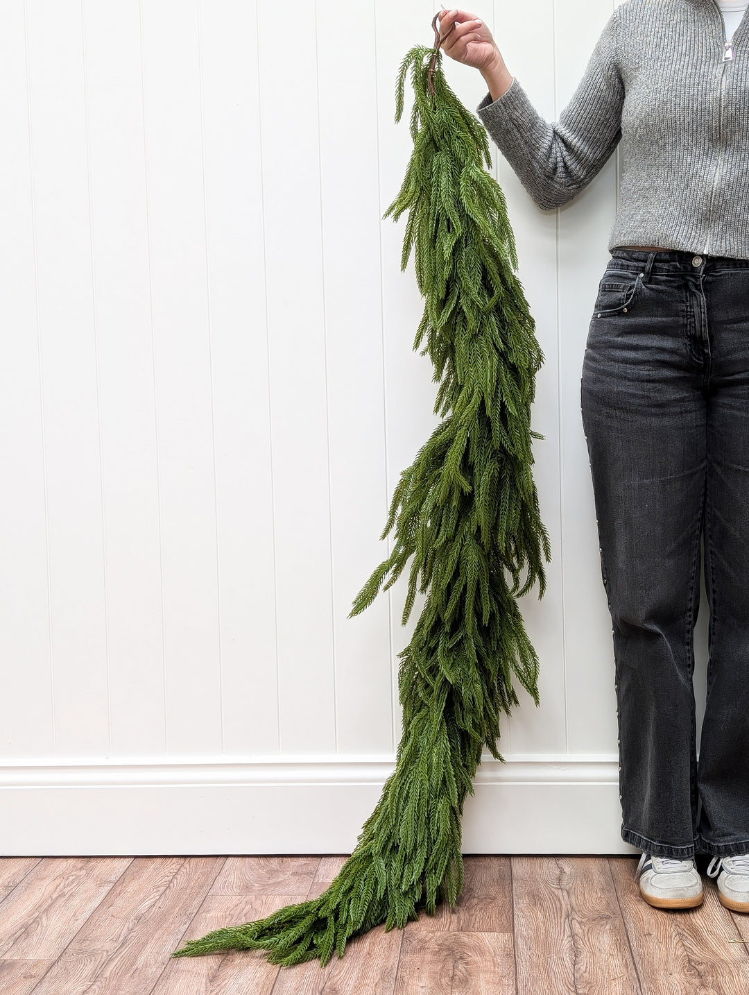 Real Touch Weeping Norfolk Pine Garland (180cm)
