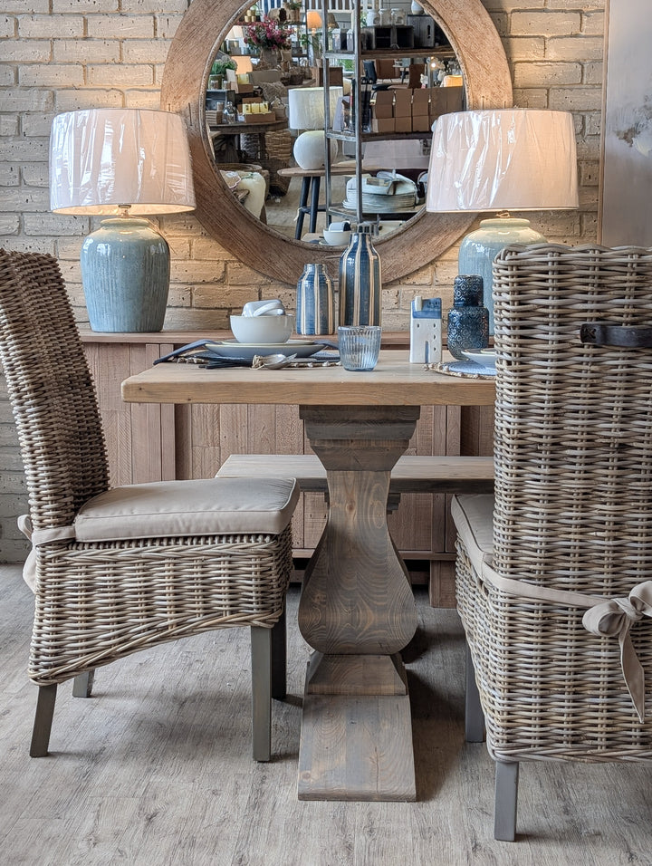 Tatton Dining Table &amp; Bench Set