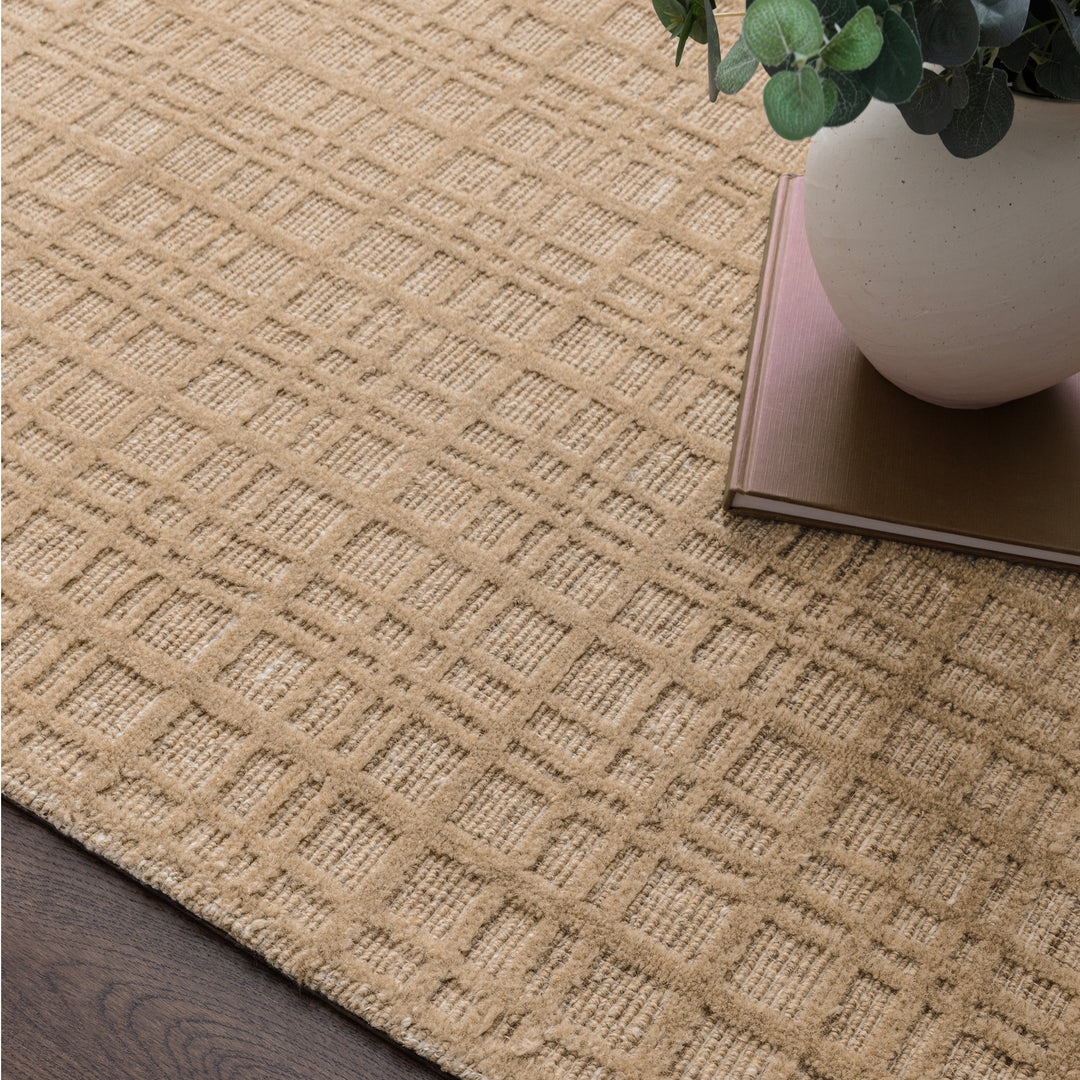 Thatch Wool Mix Rug - Honey