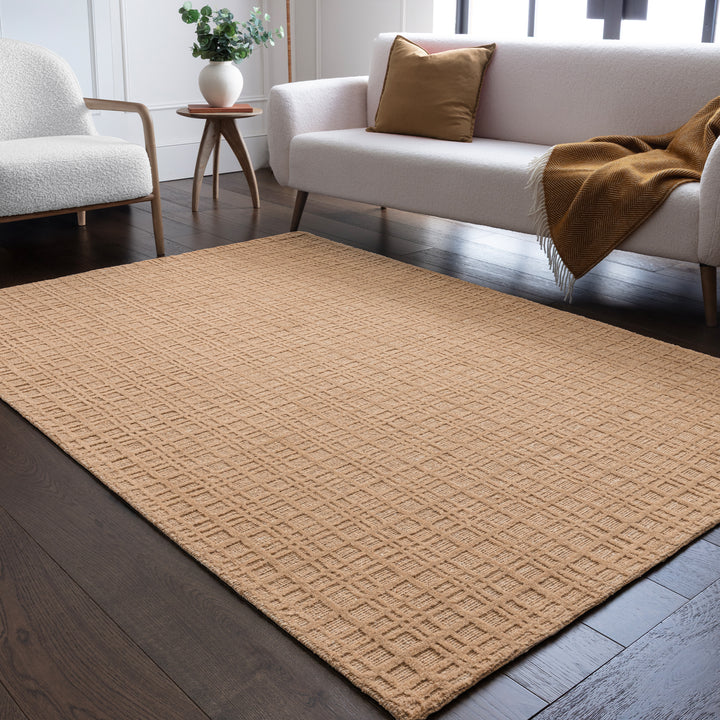 Thatch Wool Mix Rug - Honey
