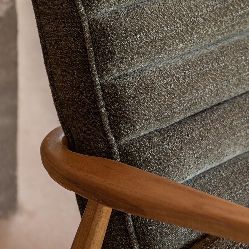 Daria Armchair - Green Boucle