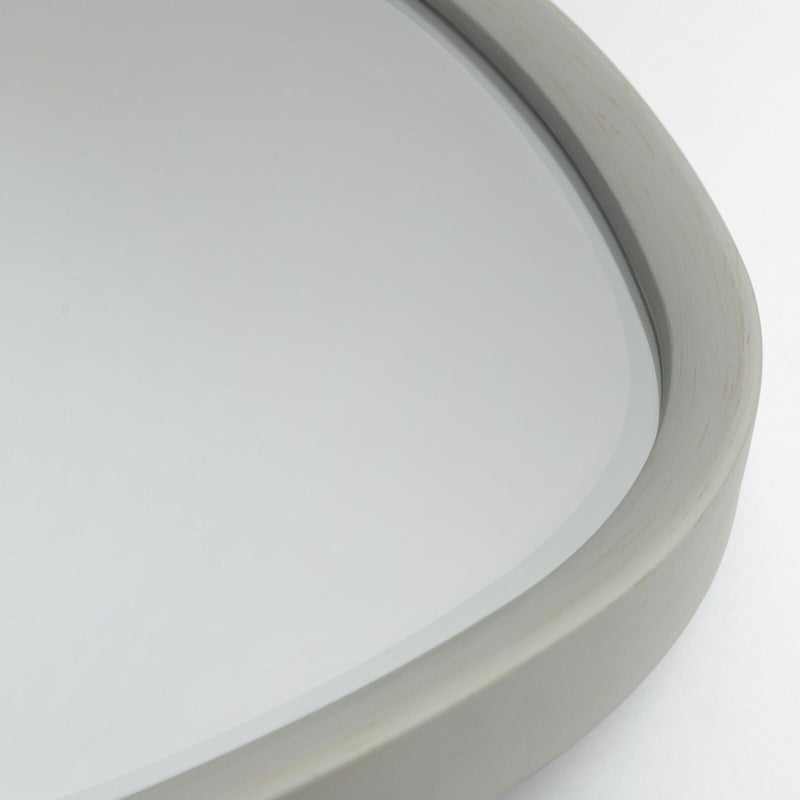 Padstow Organic Shape Mirror - Taupe