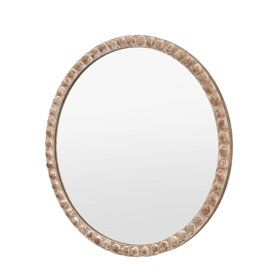 Milton Round Bobble Mirror - Large