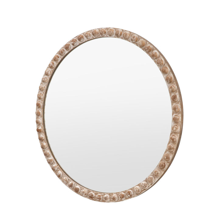 Milton Round Bobble Mirror - Large
