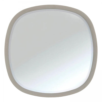 Padstow Organic Shape Mirror - Taupe