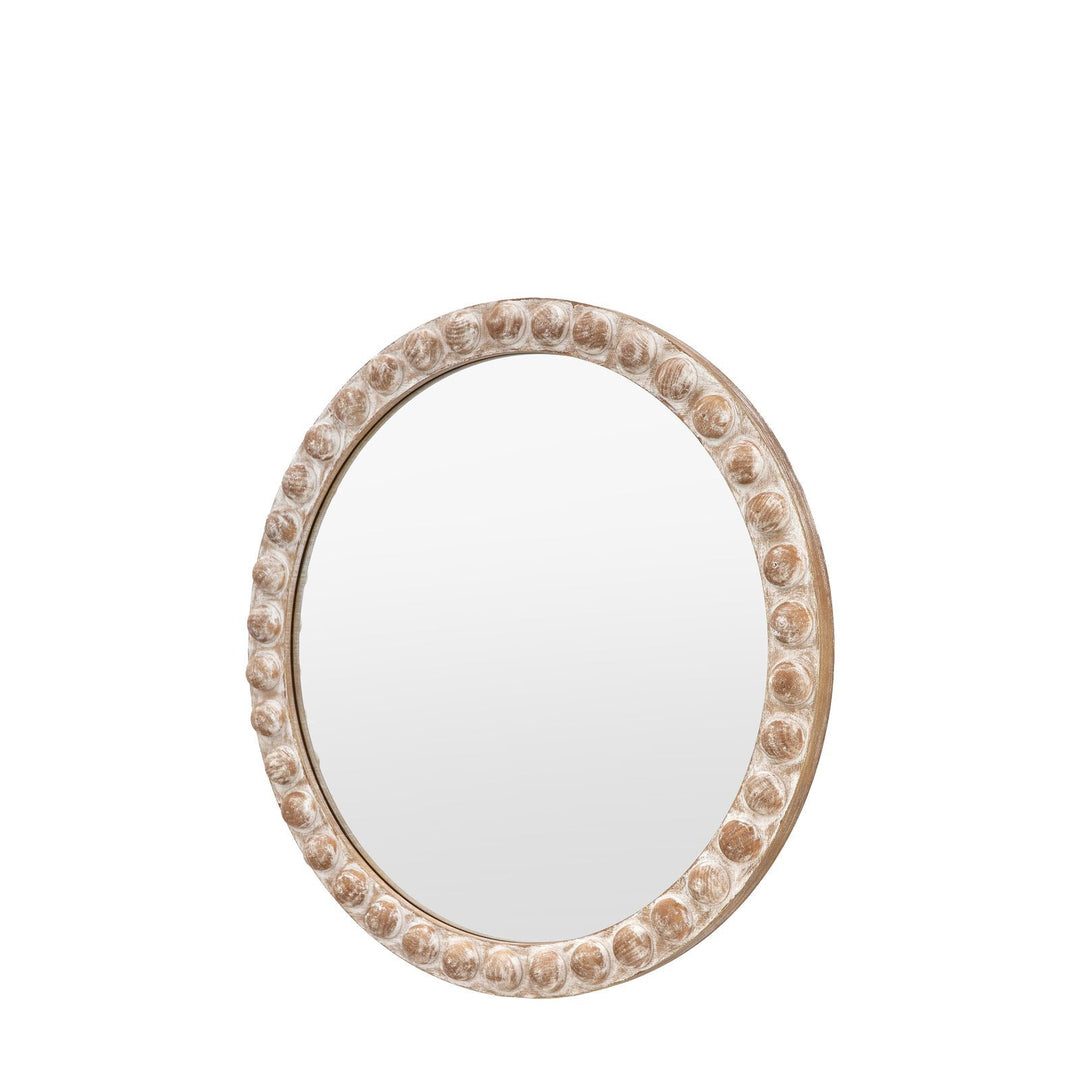 Milton Round Bobble Mirror - Small