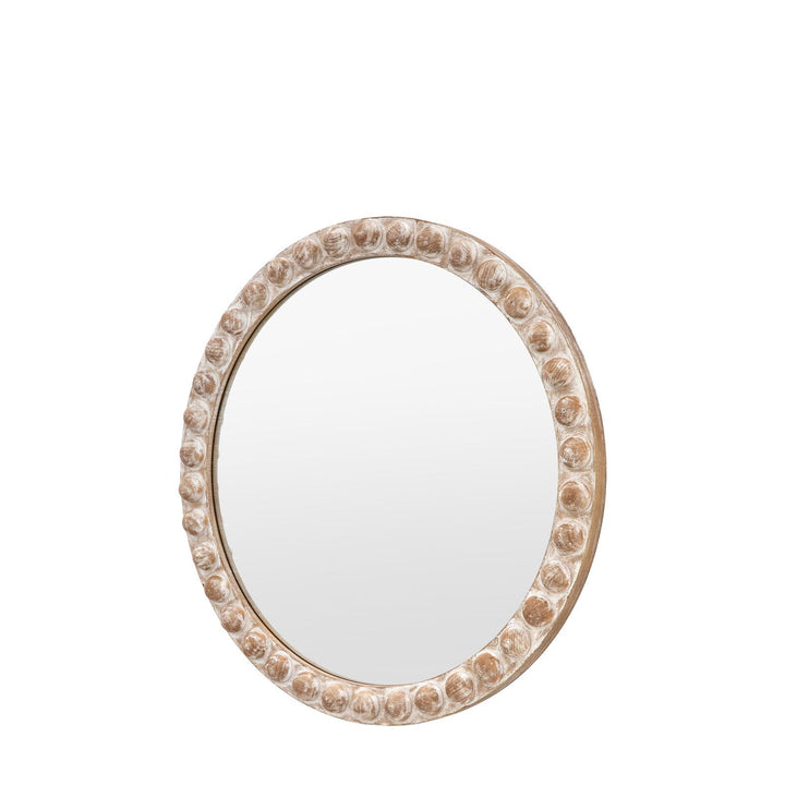 Milton Round Bobble Mirror - Small