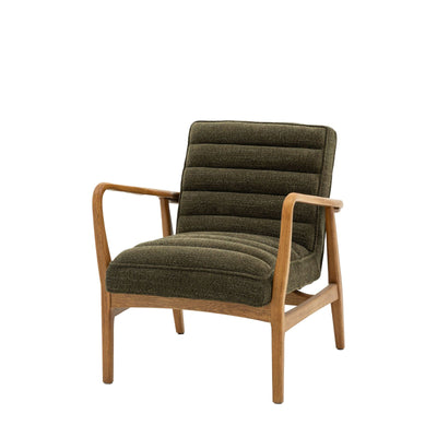 Daria Armchair - Green Boucle
