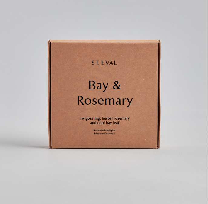 St Eval "Bay & Rosemary" Boxed Tealights